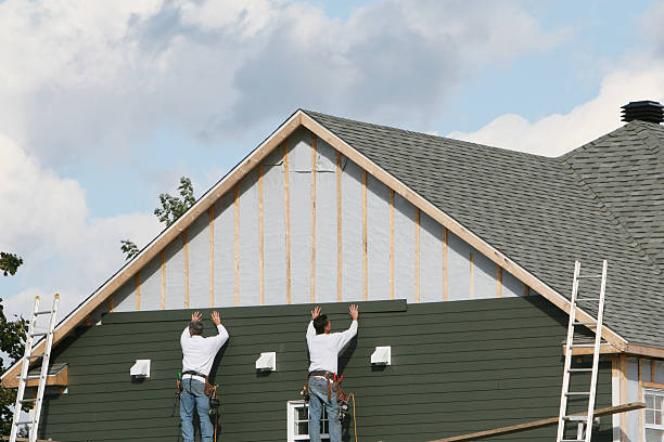 Professional Siding Replacement technician working in Kittrell, NC
